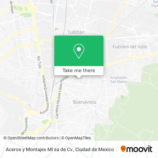 Aceros y Montajes Ml sa de Cv. map