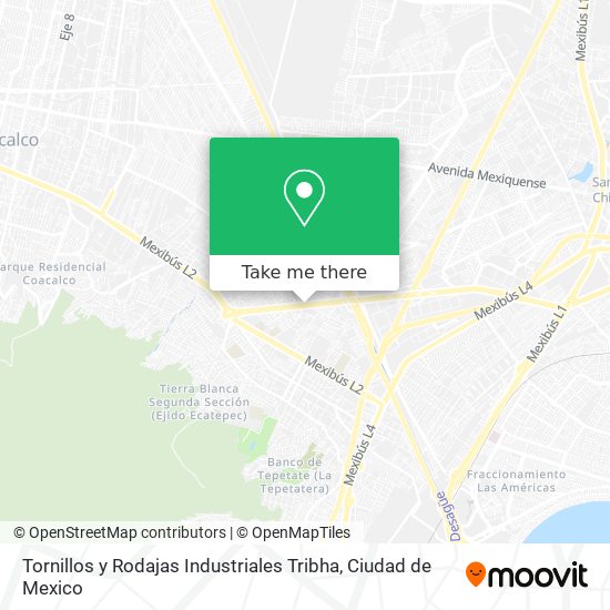 Mapa de Tornillos y Rodajas Industriales Tribha