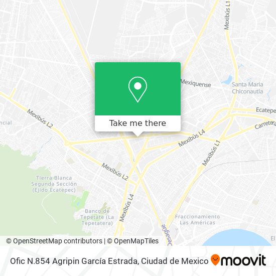 How to get to Ofic  Agripin García Estrada in Tultitlán by Bus or  Train?