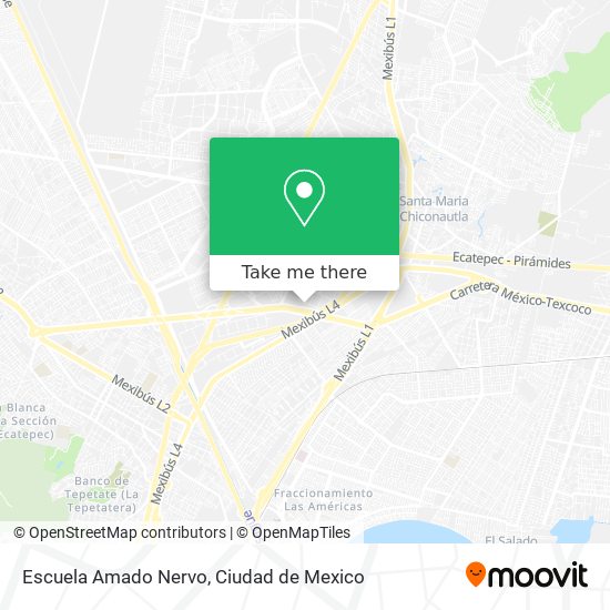Escuela Amado Nervo map