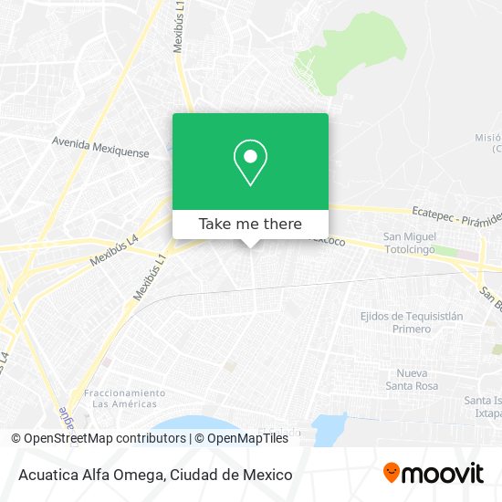 Acuatica Alfa Omega map