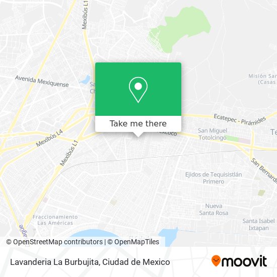 Lavanderia La Burbujita map