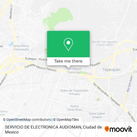 Mapa de SERVICIO DE ELECTRONICA AUDIOMAN