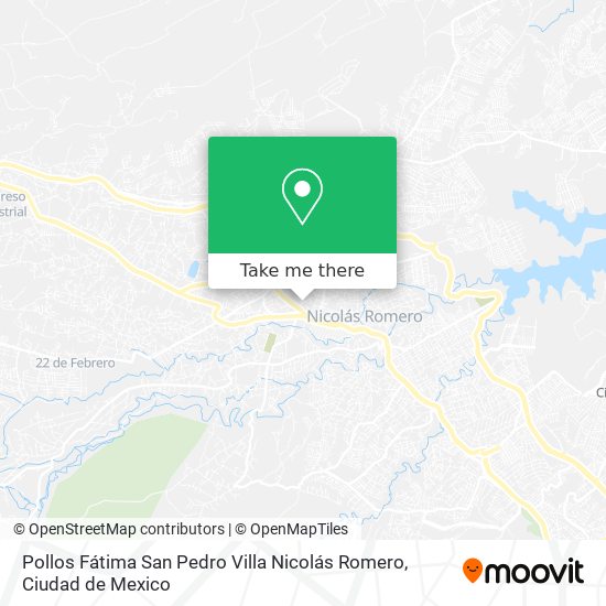 Pollos Fátima San Pedro Villa Nicolás Romero map