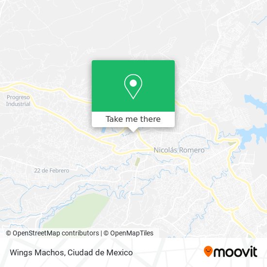 Mapa de Wings Machos