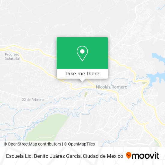 Mapa de Escuela Lic. Benito Juárez García