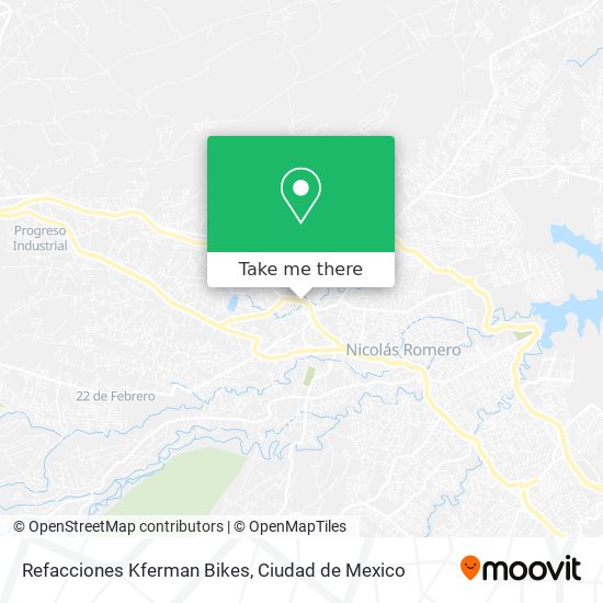 Mapa de Refacciones Kferman Bikes