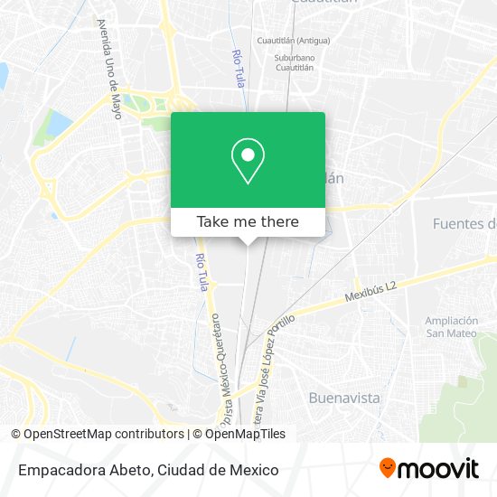 Empacadora Abeto map