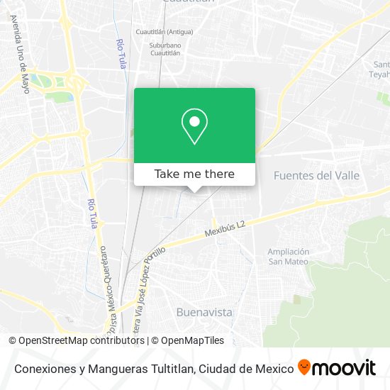 Mapa de Conexiones y Mangueras Tultitlan