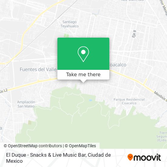 El Duque - Snacks & Live Music Bar map