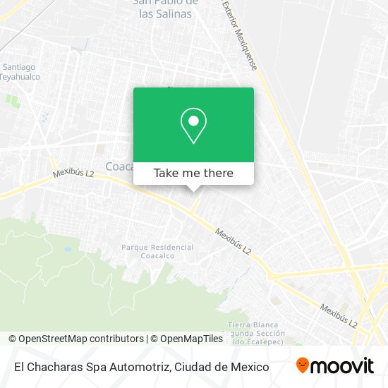 Mapa de El Chacharas Spa Automotriz
