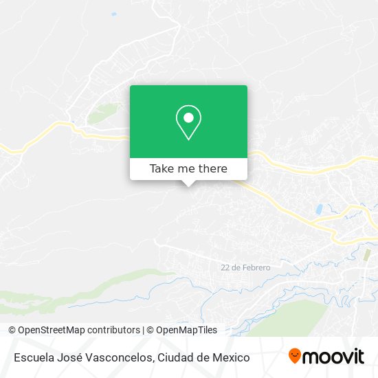 Mapa de Escuela José Vasconcelos
