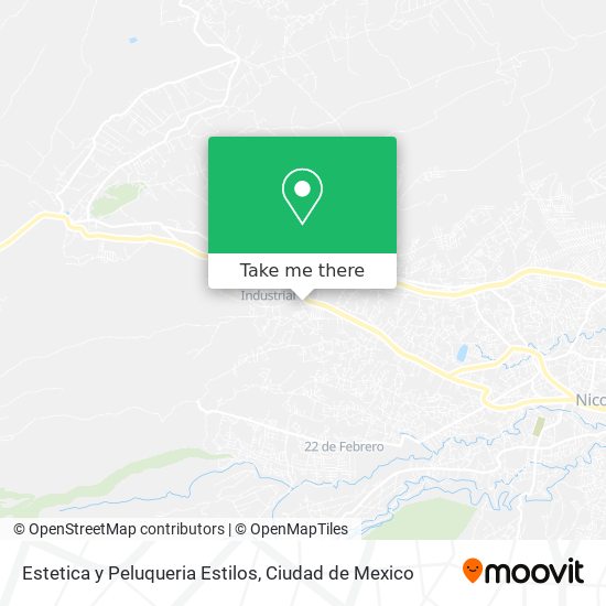 Estetica y Peluqueria Estilos map
