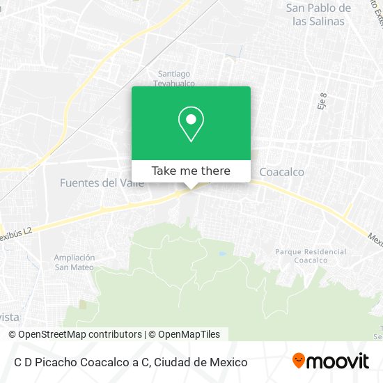 C D Picacho Coacalco a C map