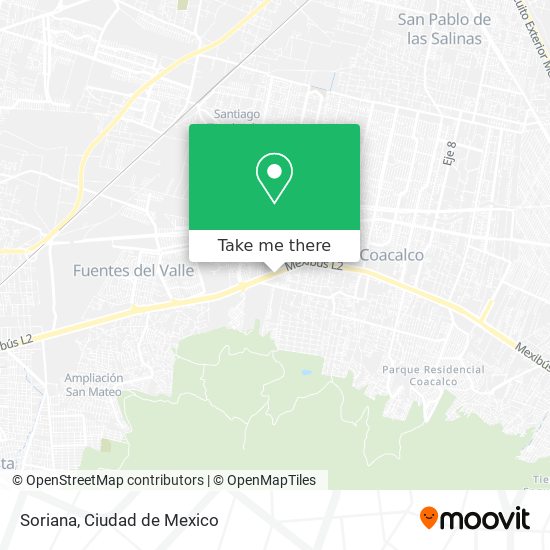 Mapa de Soriana