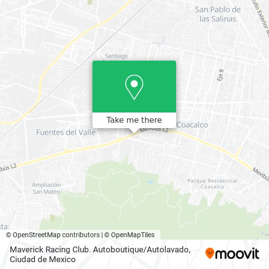 Maverick Racing Club. Autoboutique / Autolavado map