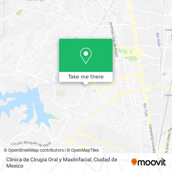 Mapa de Clínica de Cirugía Oral y Maxilofacial