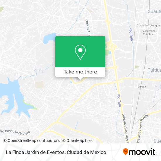 La Finca Jardín de Eventos map