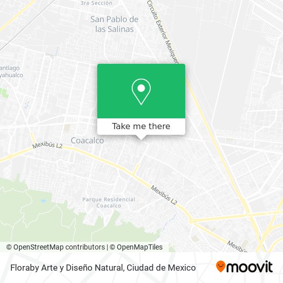 Mapa de Floraby Arte y Diseño Natural