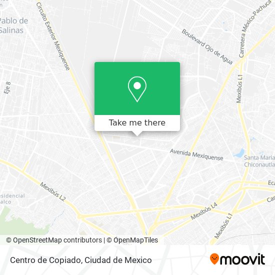 Centro de Copiado map