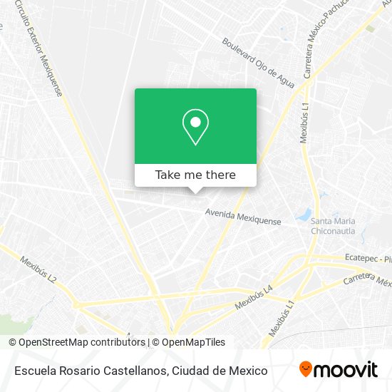 Escuela Rosario Castellanos map