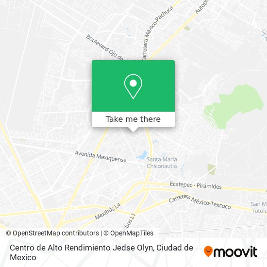 Centro de Alto Rendimiento Jedse Olyn map