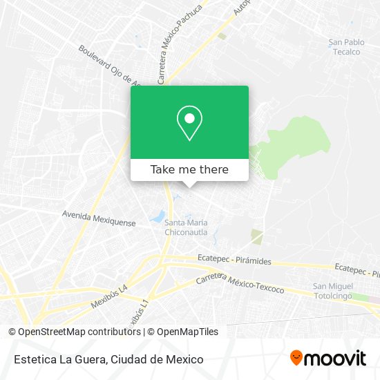 Estetica La Guera map