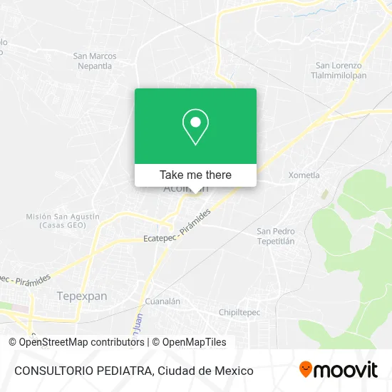 CONSULTORIO PEDIATRA map