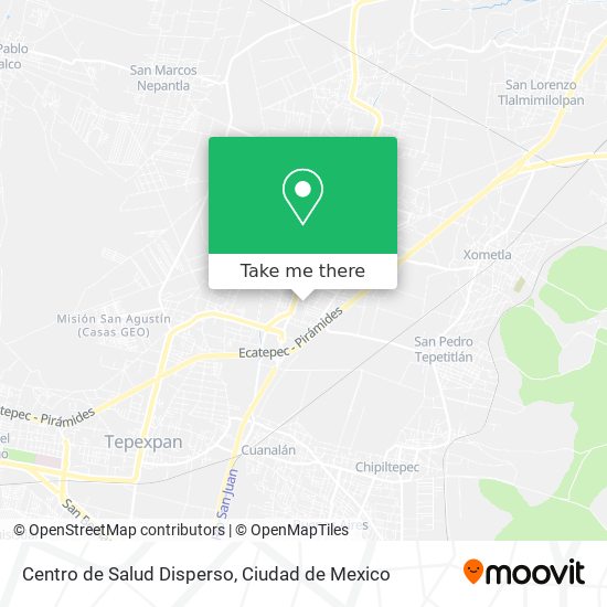 Centro de Salud Disperso map