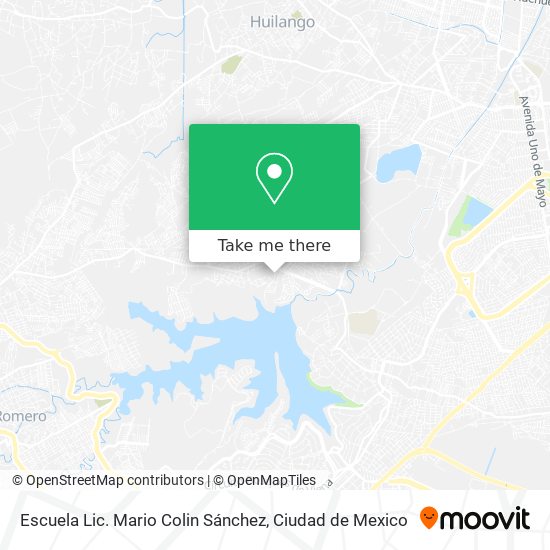 Mapa de Escuela Lic. Mario Colin Sánchez