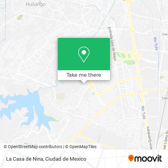 La Casa de Nina map