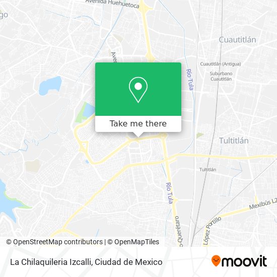 La Chilaquileria Izcalli map