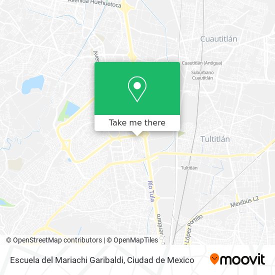 Escuela del Mariachi Garibaldi map