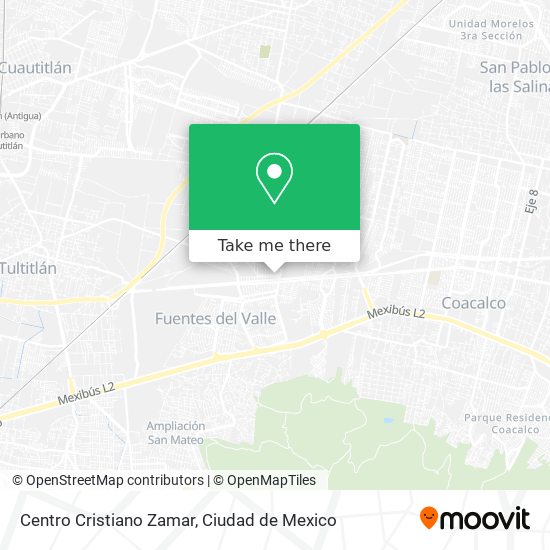 Centro Cristiano Zamar map