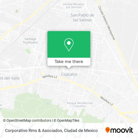 Corporativo Rms & Asociados map