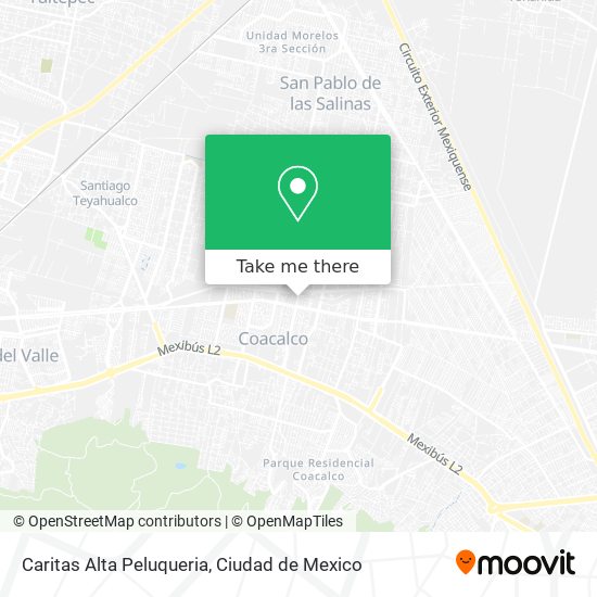 Caritas Alta Peluqueria map