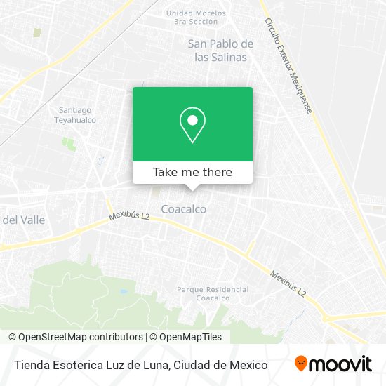 Tienda Esoterica Luz de Luna map