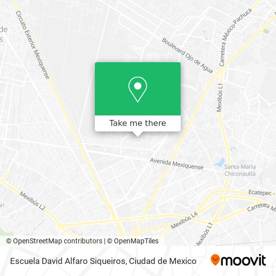 Escuela David Alfaro Siqueiros map