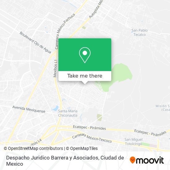 Despacho Juridico Barrera y Asociados map