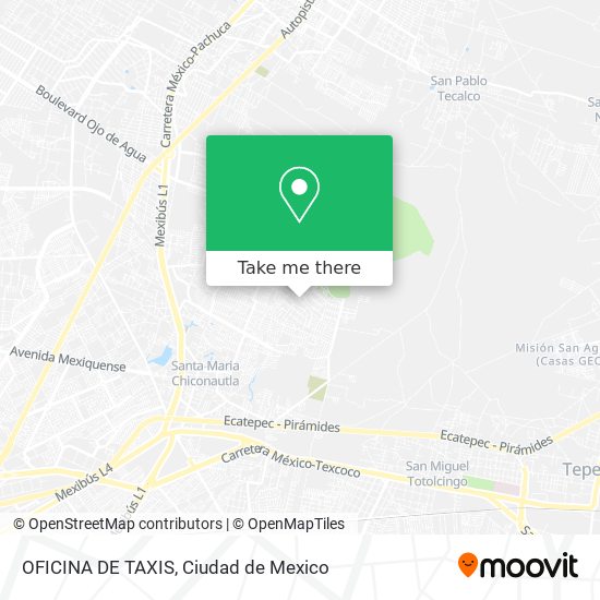 Mapa de OFICINA DE TAXIS