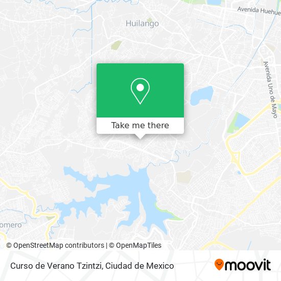Curso de Verano Tzintzi map