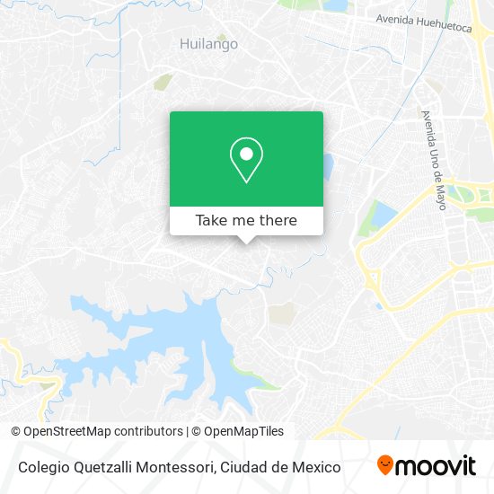 Mapa de Colegio Quetzalli Montessori