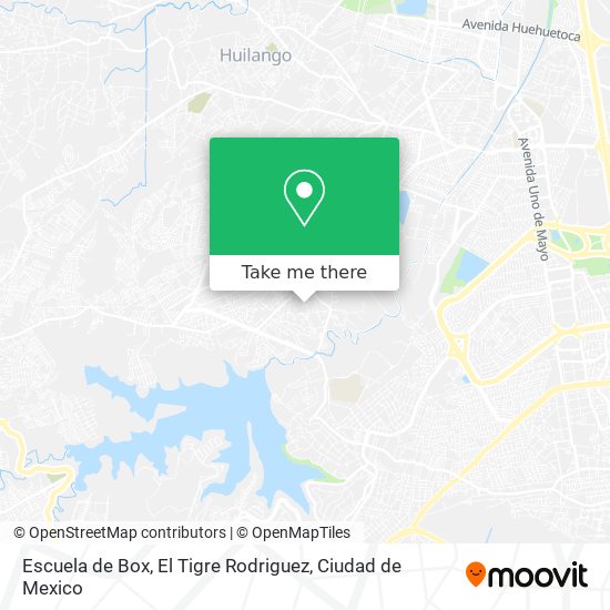 Escuela de Box, El Tigre Rodriguez map