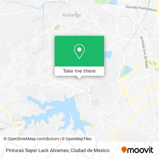 Mapa de Pinturas Sayer Lack Alvamex