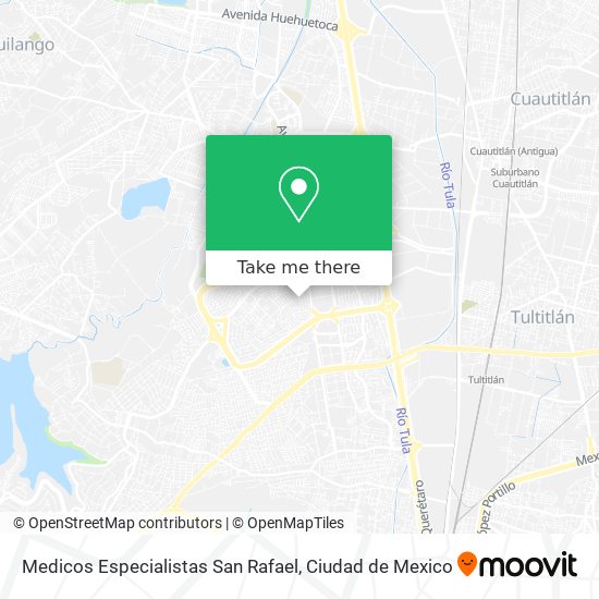 Medicos Especialistas San Rafael map