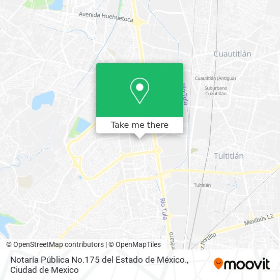 Notaría Pública No.175 del Estado de México. map