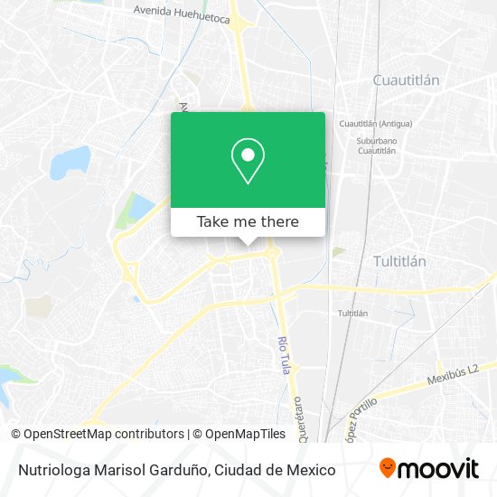 Mapa de Nutriologa Marisol Garduño