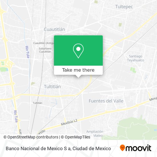 Banco Nacional de Mexico S a map