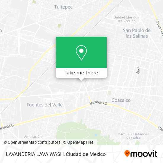 LAVANDERIA LAVA WASH map