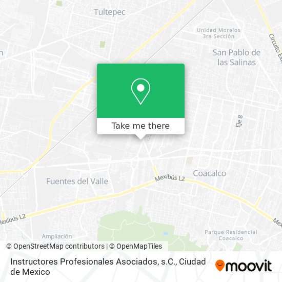 Instructores Profesionales Asociados, s.C. map